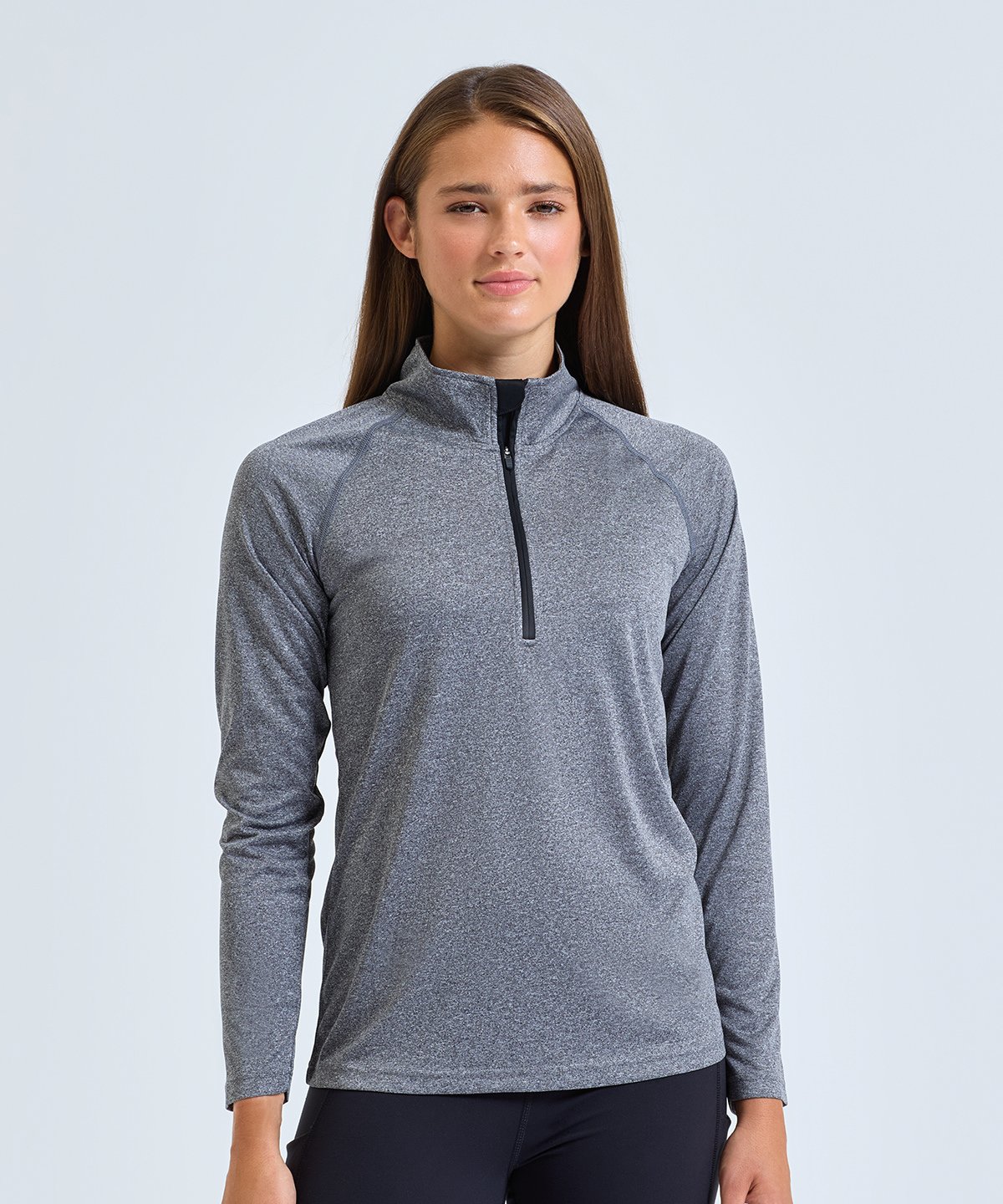 Women’s TriDri® long sleeve performance ¼ zip