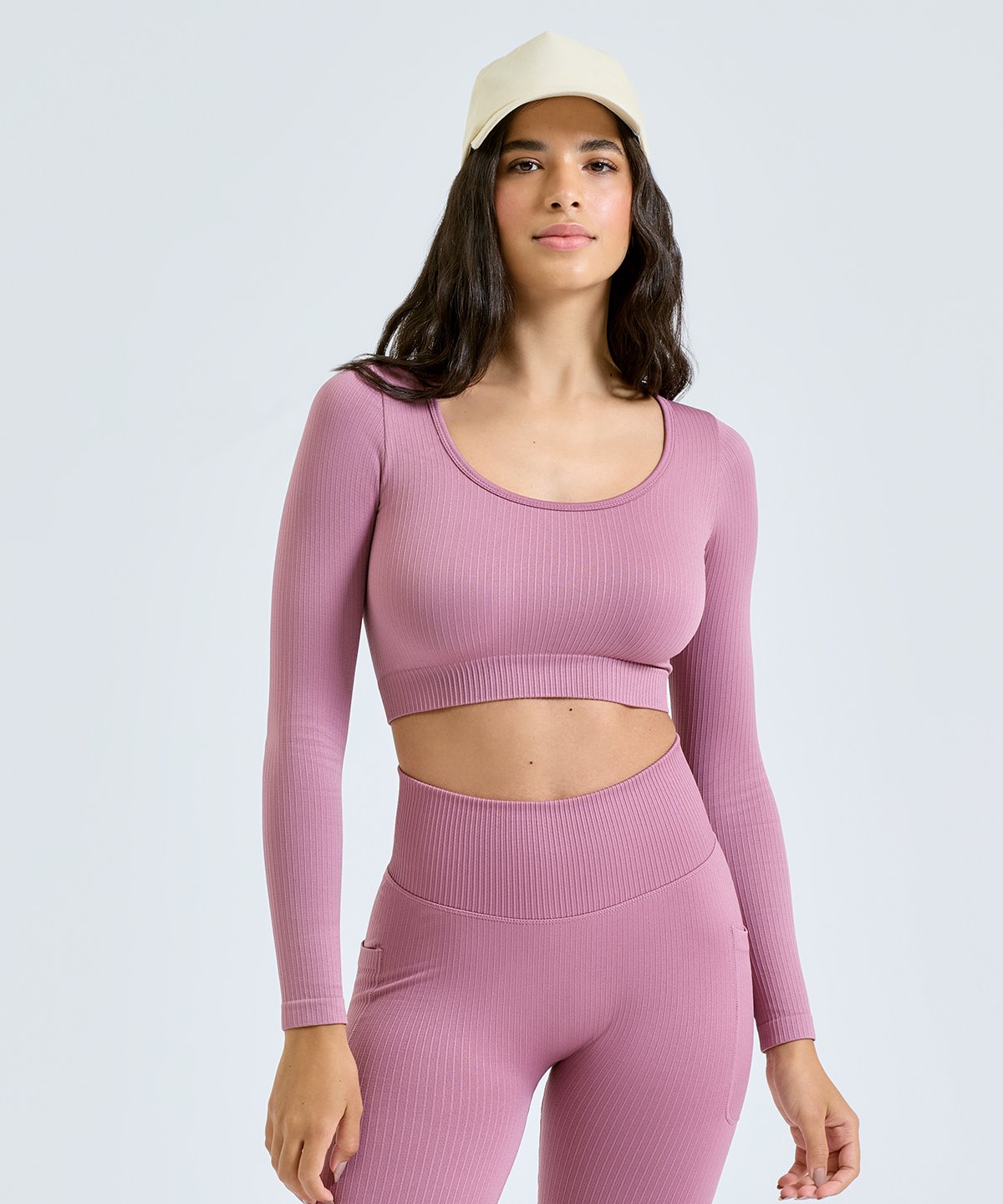 Women’s TriDri® ribbed seamless “3D fit” crop top