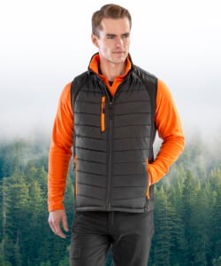 Compass padded softshell gilet
